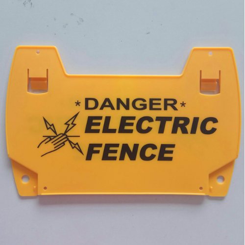 Electric Fence Warning Sign
